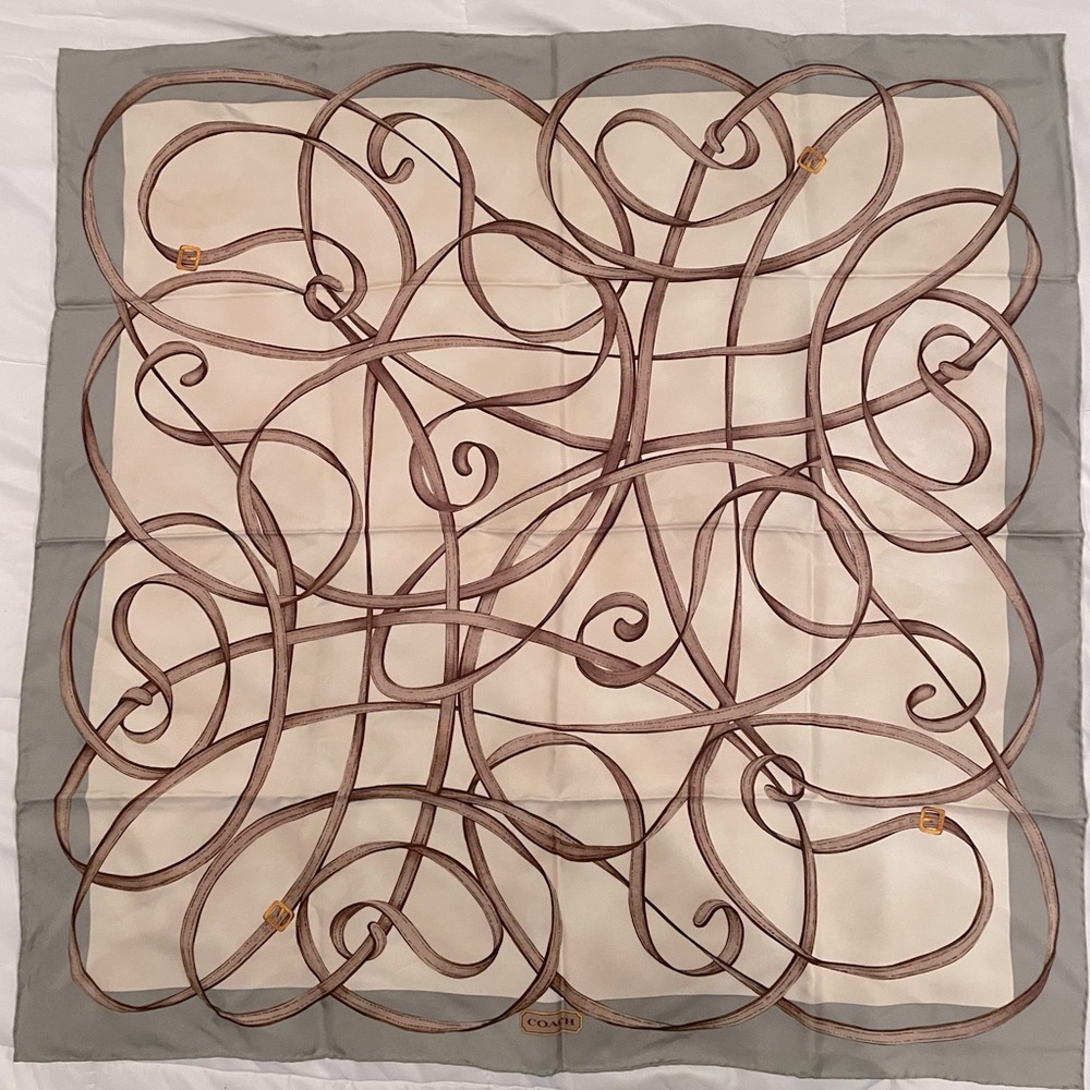 Coach Vintage Silk Scarf